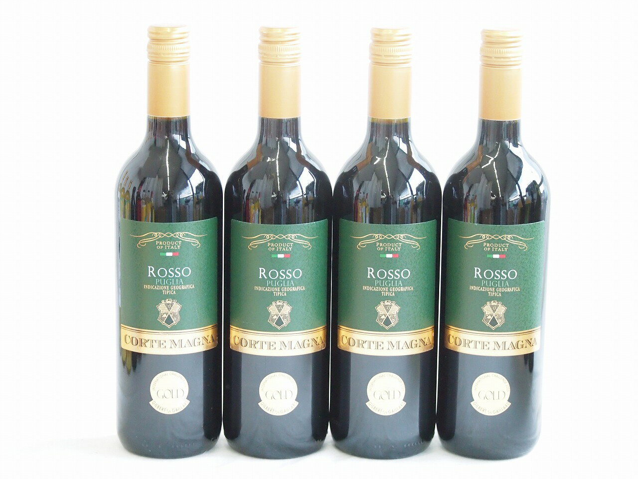 4本セット(イタリア金賞赤ワイン コルテマーニャ ロッソ プーリア) 750ml×4本