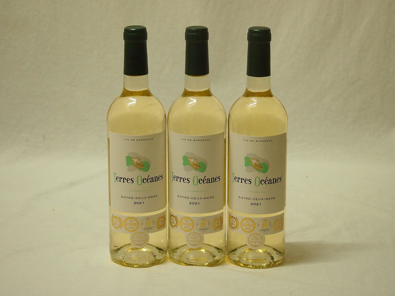 3本セット(格上フランス5冠金賞受賞 白ワイン テールオセアン) 750ml×3本