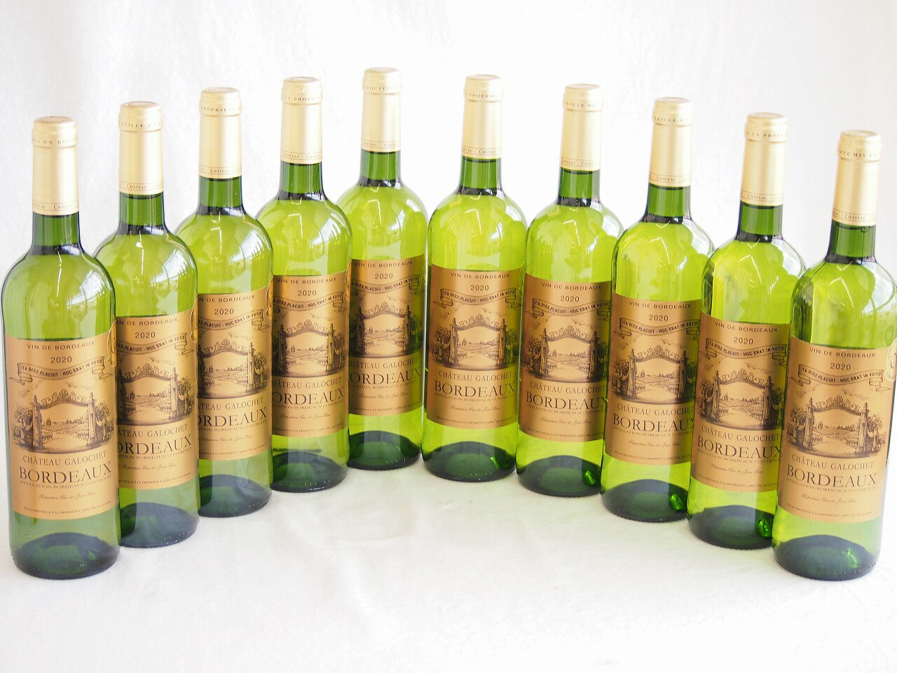 【最大2000円オフクーポン11日1:59迄】10本セット(フランス金賞受賞白ワイン シャトー ガロシェ 辛口) 750ml×10本