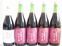 大容量ボトル5本セット(山梨県産葡萄100% マスカットベーリーAライトボディ 赤ワイン 酸化防止剤無添加 赤ワイン やや辛口) 1800ml×5本