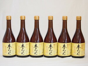 白扇酒造 国産のもち米と米麹 福来純 伝統製法熟成本みりん(岐阜県) 500ml×6