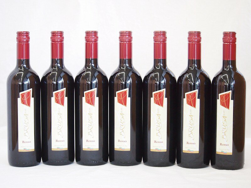 イタリア赤ワイン チェヴィコ　ブルーサ ロッソ 750ml×7イタリア赤ワイン チェヴィコ　ブルーサ ロッソ 750ml×7