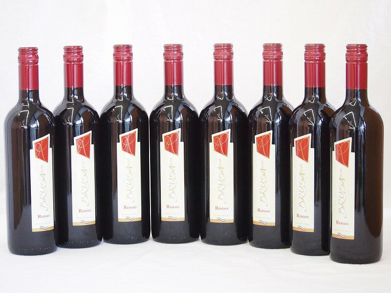 イタリア赤ワイン チェヴィコ　ブルーサ ロッソ 750ml×8イタリア赤ワイン チェヴィコ　ブルーサ ロッソ 750ml×8