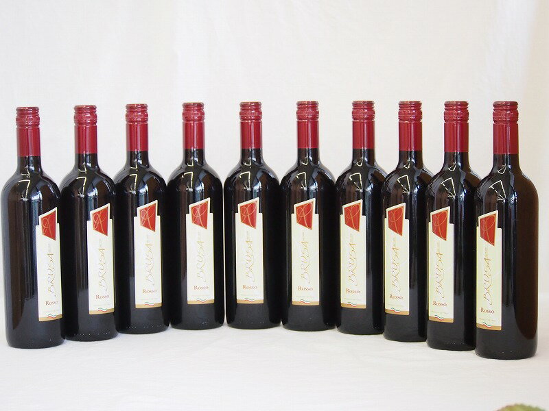 イタリア赤ワイン チェヴィコ　ブルーサ ロッソ 750ml×10