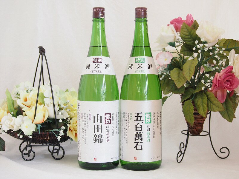 龍力セット 本田商店 山田錦×五百万石100％ 特別純米酒(兵庫県) 1800ml×2本