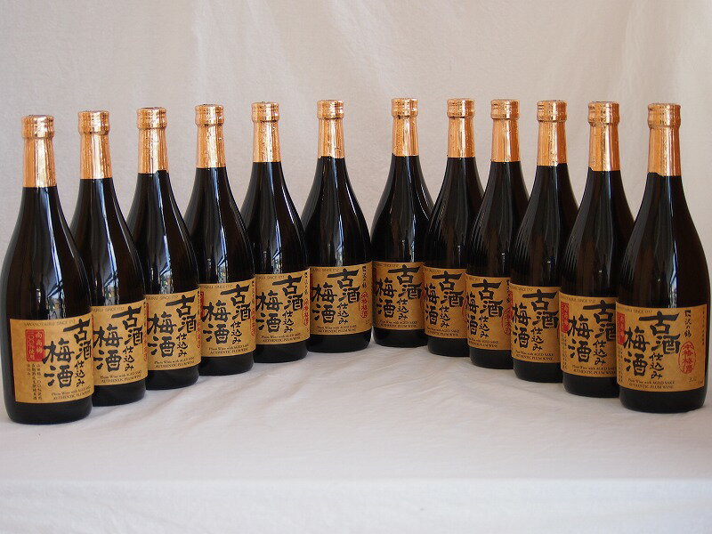 古酒仕込み梅酒 長期熟成 南高梅100％使用 720ml×12本