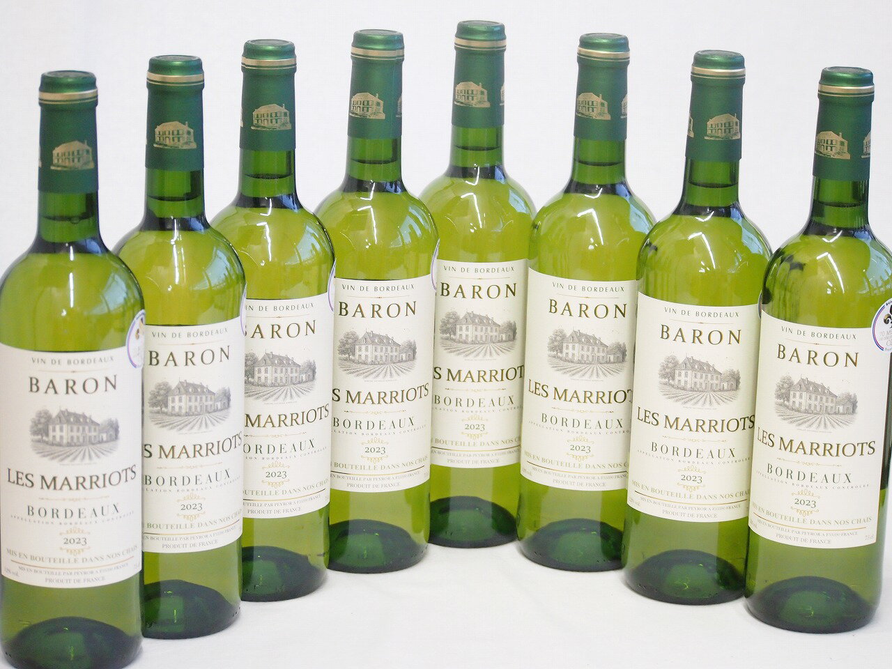 8本セット(金賞受賞フランス白ワインバロン・レ・マリオッツ) 750ml×8本