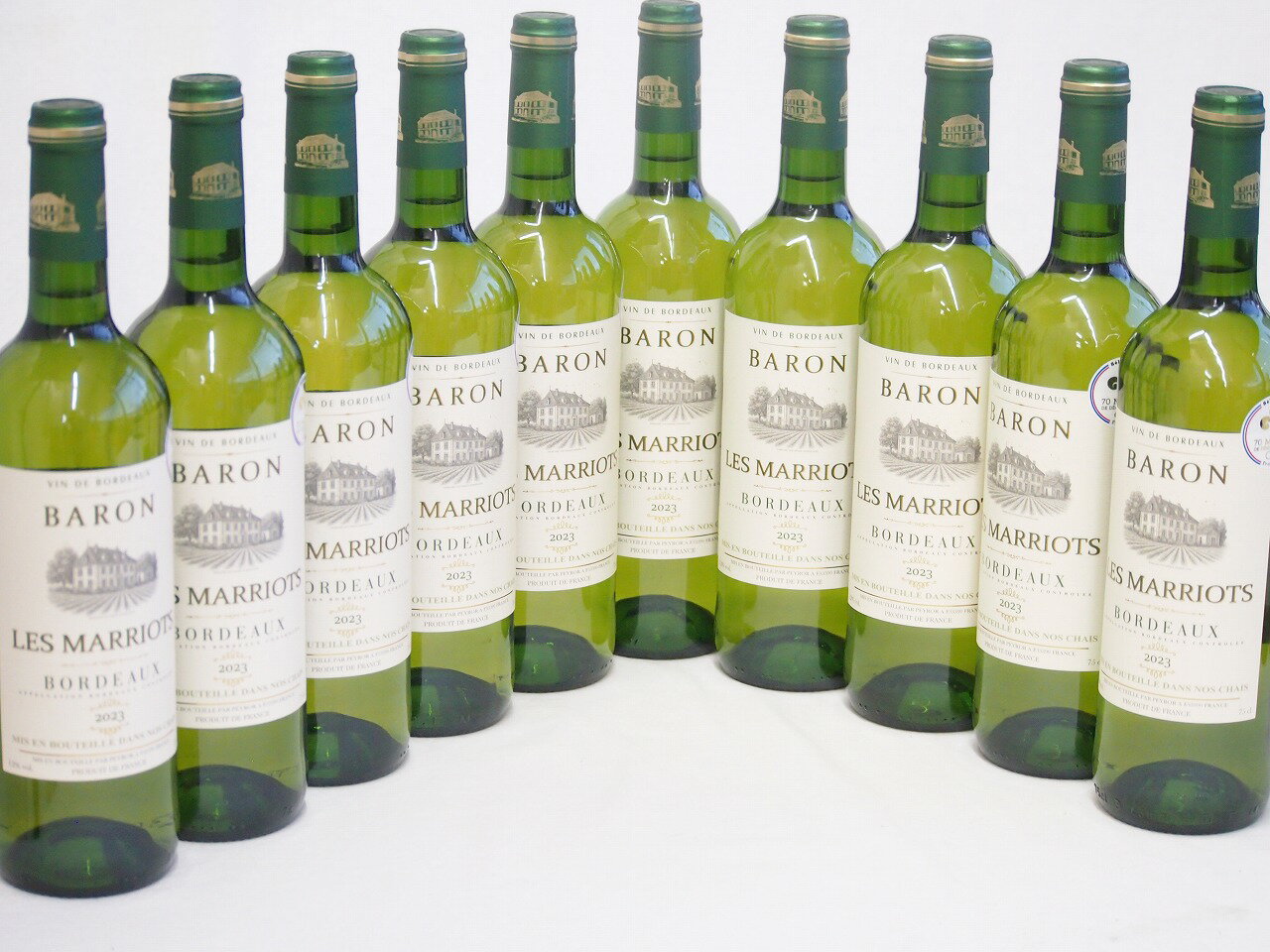10本セット(金賞受賞フランス白ワインバロン・レ・マリオッツ) 750ml×10本
