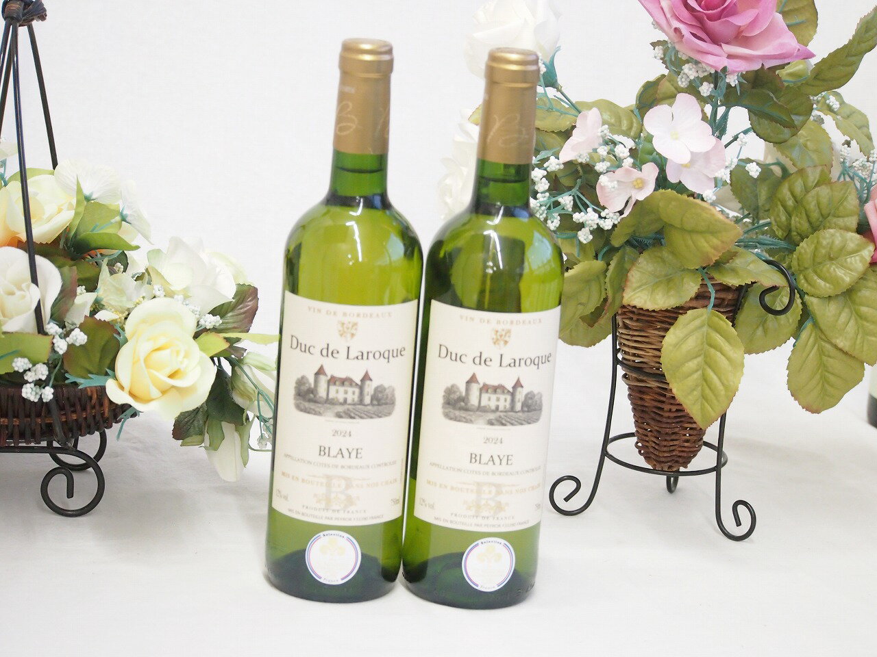 【最大2000円オフクーポン26日1:59迄】2本セット(金賞受賞フランス白ワイン デュック ド ラロック) 750ml×2本