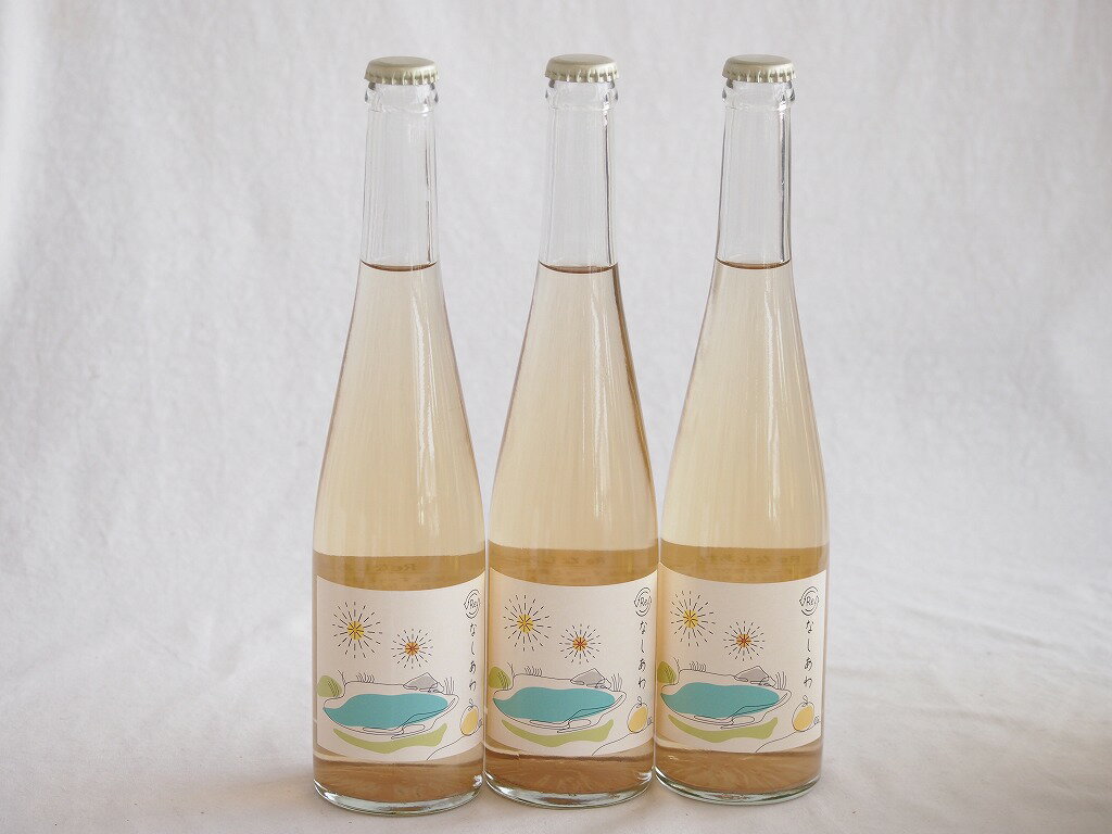 3本セット(ReなしあわSDGsな梨の微発泡酒Alc6.5％(千葉県)) 500ml×3本