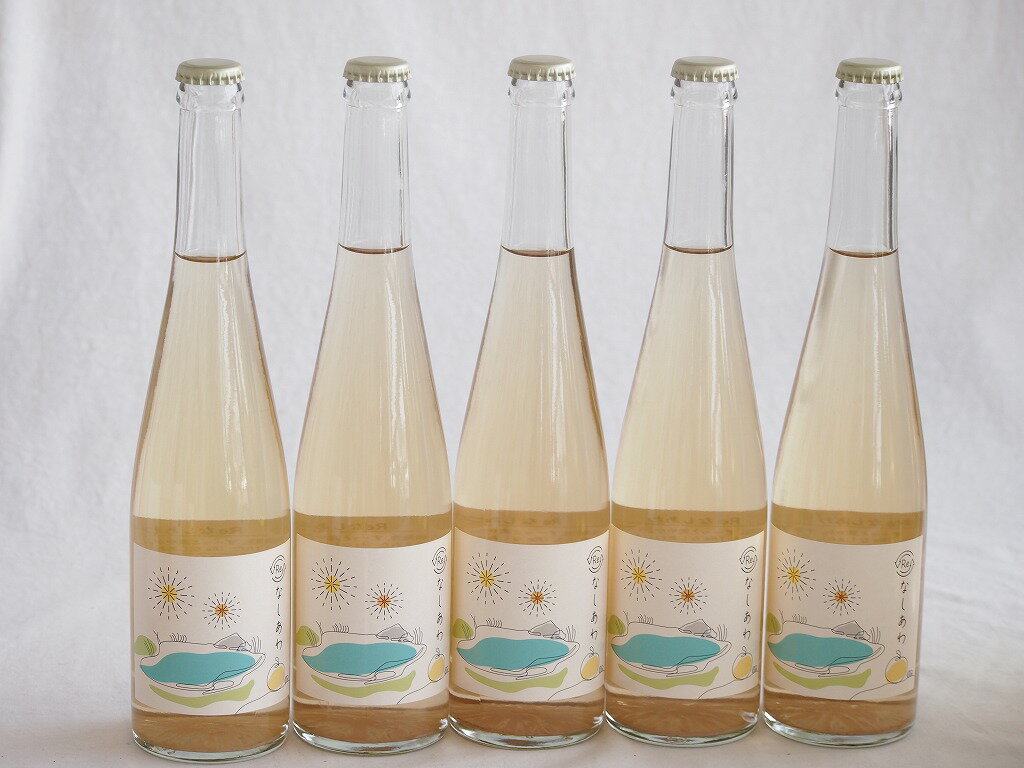 5本セット(ReなしあわSDGsな梨の微発泡酒Alc6.5％(千葉県)) 500ml×5本