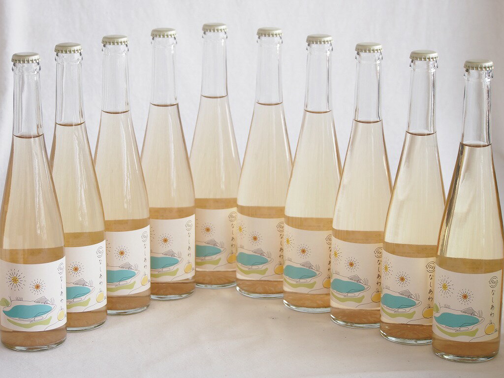 10本セット(ReなしあわSDGsな梨の微発泡酒Alc6.5％(千葉県)) 500ml×10本