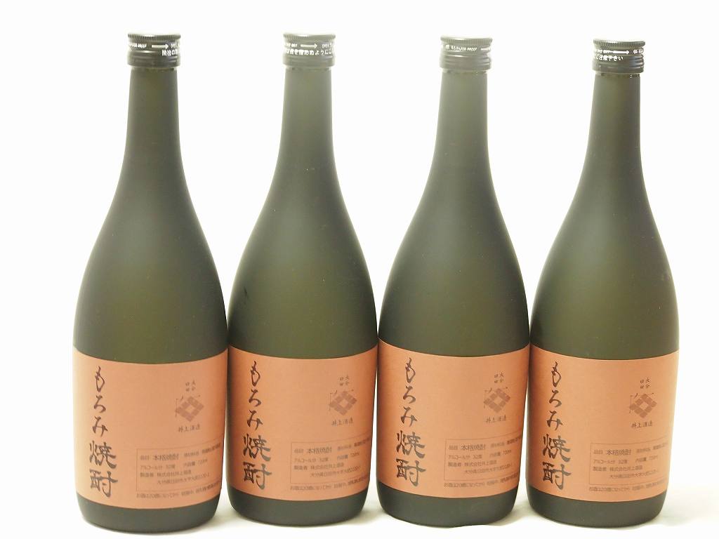 4本セット(大分県日田井上酒造 もろみ焼酎 32度) 720ml×4本