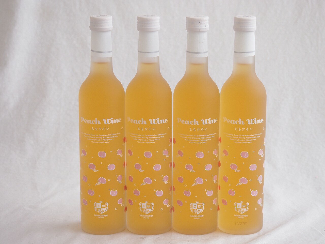 【最大2000円オフクーポン26日1:59迄】4本セット(フルーツももワイン 高畠ワイナリーalco7度(山形県)) 500ml×4本