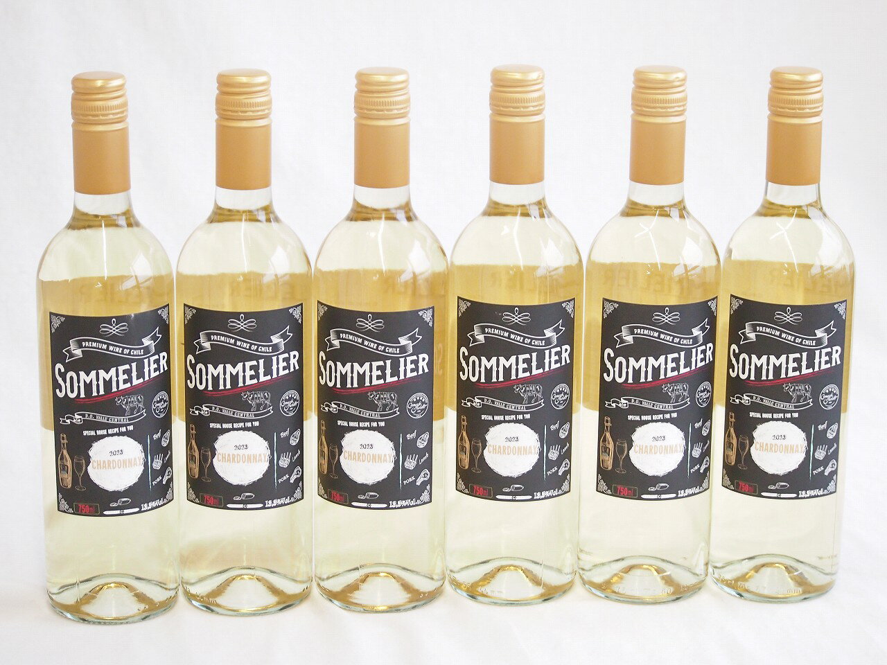 6本セット(チリ白ワイン クレマスキ フルロッティ ソムリエ シャルドネ) 750ml×6本