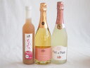 桃のお酒を楽しめる3本セット(国産ももとろ カフェ ド パリ ピーチスパークリング(フランス) 脱アルコールカールユングピーチ(ドイツ)) 500ml×1本 7...