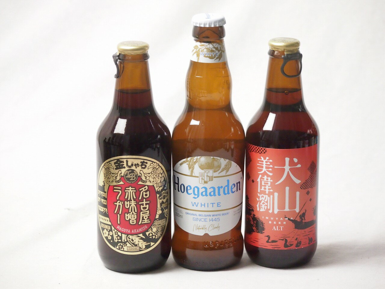 地域が生んだクラフトビール3本セット(金しゃちビール名古屋赤味噌ラガーalc6％(愛知県) 金しゃちビー..