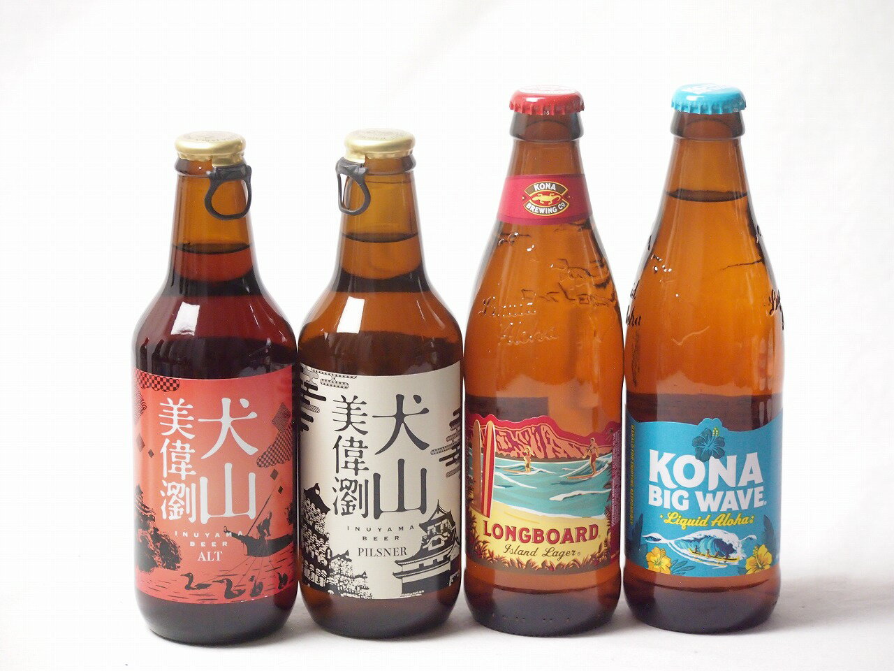 地域が生んだクラフトビール4本セット(金しゃちビール 犬山美偉瀏ピルスナーalc5％(愛知県) 金しゃちビ..