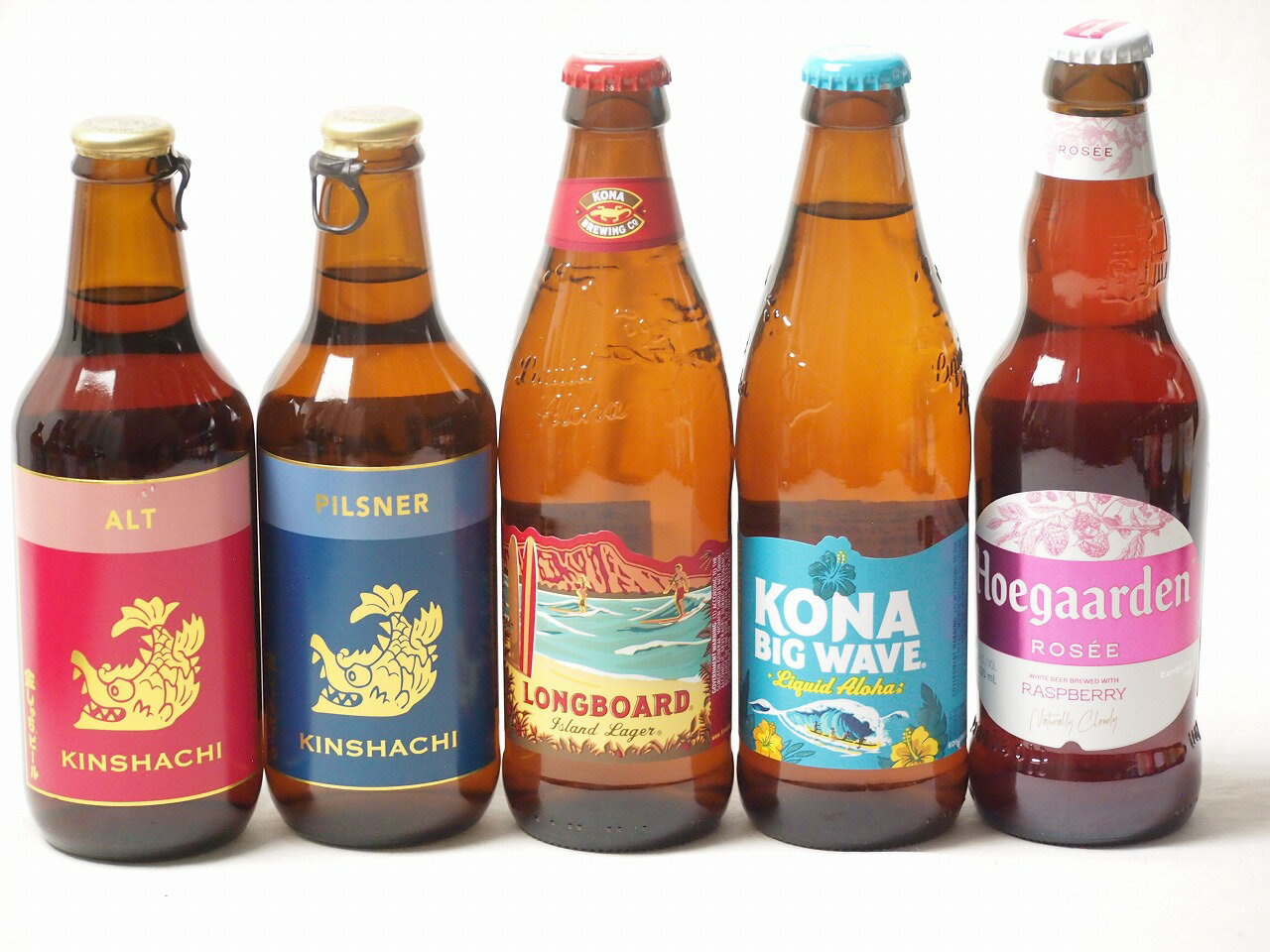 地域が生んだクラフトビール5本セット(金しゃちビールピルスナーalc5％(愛知県) 金しゃちビール金鯱ア..