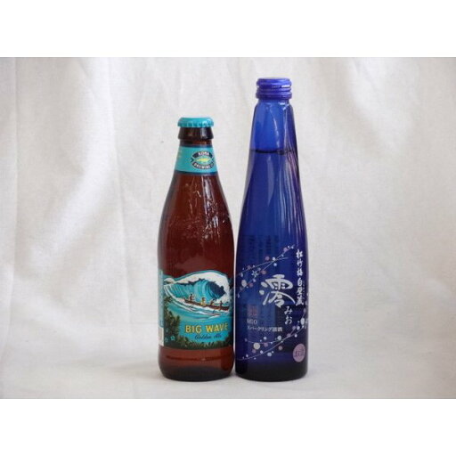 クラフトビールパーティ2本セット ハワイコナビール(ビッグウェーブ・ゴールデンエール355ml)日本酒スパークリング清酒(澪300ml) クラフトビールパーティ2本セット ハワイコナビール(ビッグウェーブ・ゴールデンエール355ml)日本酒スパークリング清酒(澪300ml)
