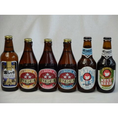 クラフトビールパーティ6本セット　金しゃちピルスナー330ml　ミツボシウィンナスタイルラガー330ml　ミツボシピルスナー33