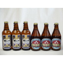 クラフトビールパーティ6本セット　金しゃちピルスナー330ml×3本　 ミツボシピルスナー330ml×3本