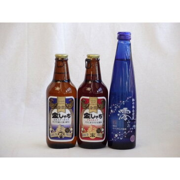 クラフトビールパーティ3本セット　金しゃちピルスナー330ml　金しゃちアルト330ml　日本酒スパークリング清酒(澪300ml)