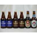 コエドビール ビール クラフトビールパーティ6本セット コエドKyara333ml×2本　コエドRuri333ml×2本 常陸野ネストアンバーエール330ml 常陸野ネストホワイトエール330ml