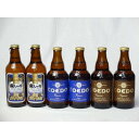 コエドビール ビール クラフトビールパーティ6本セット　金しゃちピルスナー330ml×2本　コエドKyara333ml×2本　コエドRuri333ml×2本