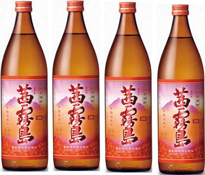 霧島 焼酎 4本セット霧島酒造　本格芋焼酎　茜霧島　900ml×4本(鹿児島県)