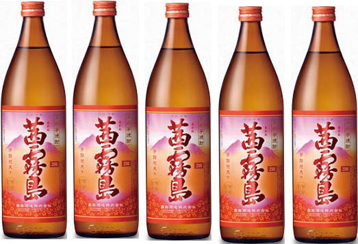 霧島 芋焼酎 5本セット霧島酒造　本格芋焼酎　茜霧島　900ml×5本(鹿児島県)