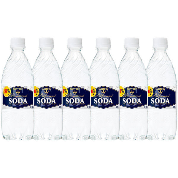 サントリーソーダ 強炭酸水 ペットボトル 無糖0cal 490ml×38本