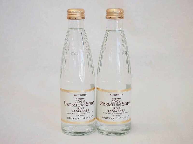プレミアムソーダ 山崎の天然水でつくったソーダ サントリー 瓶240ml×2