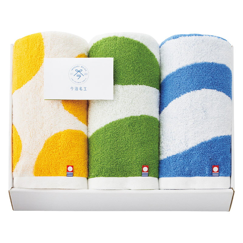 【最大2000円オフクーポン23日1:59迄】春の贈り物便り フェイスタオル3P 今治 33×80cm