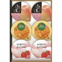 夏の贈り物お中元 フルーティーデザートコレクション6個 金澤兼六製菓 マンゴープリン・熟果ゼリーピーチ・ヨーグルトムースストロベリー (各52g)×各2