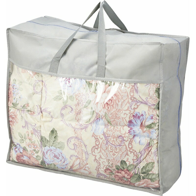 冬の贈り物お歳暮 羽根ふとんバッグ入り 花浪漫 ピンク 150×210cm