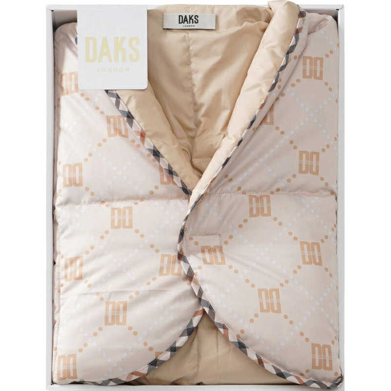 冬の贈り物お歳暮 羽毛入り肩当 ダックス ベージュ 胸囲79〜104cm、身長154〜184cm(ユニセックス)