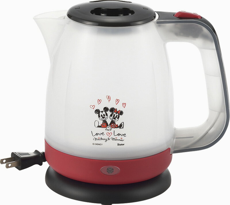 冬の贈り物ご挨拶 電気ケトル1.1L ミッキー&ミニー 22×14.5×20.2cm