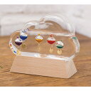 夏の贈り物お中元 ガラスフロート温度計 クラウド 13×5×11cm