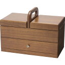 実りの秋の贈り物 木製ソーイングボックス 30×17×22cm