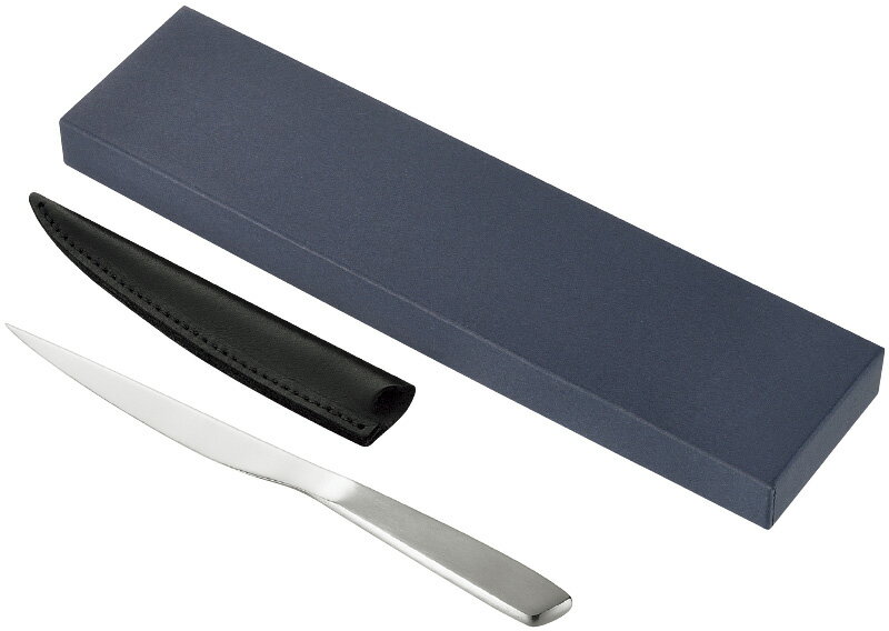 冬の贈り物お歳暮 レターオープナー 燕熟の技 レターオープナー(全長21.5cm)・革ケース(全長15.5cm)×各1
