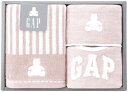 夏の贈り物お中元 ベビーフェイスタオル&ミニハンカチ&スタイ baby GAP ピンク ベビーフェイスタオル:25×60cm、ミニハンカチ:20×20cm、スタイ:20×31.5cm