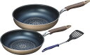 【最大2000円オフクーポン26日1:59迄】夏の贈り物お中元 IH対応フライパン26cm&いため鍋28cm(ターナー付) ブラナーノ2 いため鍋:4.4L 本...