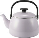 夏の贈り物お中元 ケトル2.5L 富士ホーロー パープル 24×18.5×21cm