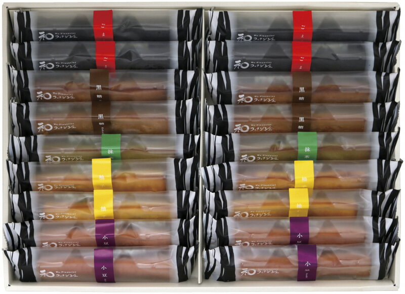 冬の贈り物お歳暮 和フィナンシェ18本入 井桁堂 ごま・黒糖・柚子・小豆×各4、抹茶×2