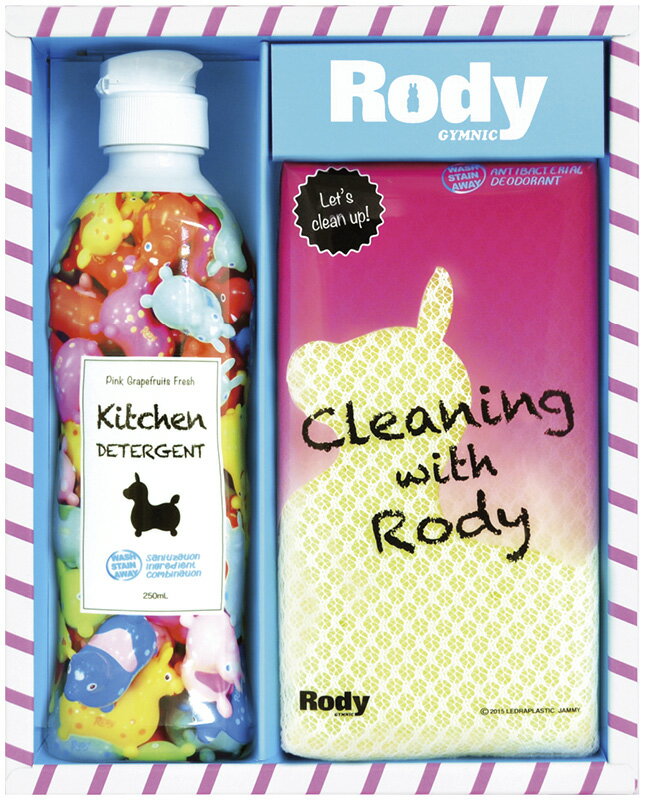 冬の贈り物お歳暮 キッチン洗剤詰合せギフト ロディ 食器洗剤（250ml）・メッシュクリーナー（中国）×各1