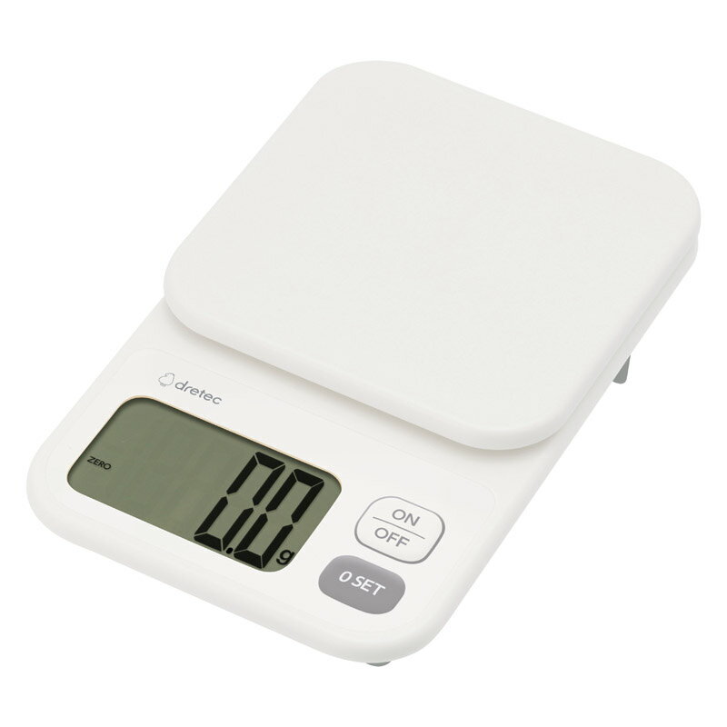 【最大2000円オフクーポン23日1:59迄】春の贈り物便り デジタルスケール「エクレ」2kg ドリテック 11×17.5×3.1cm