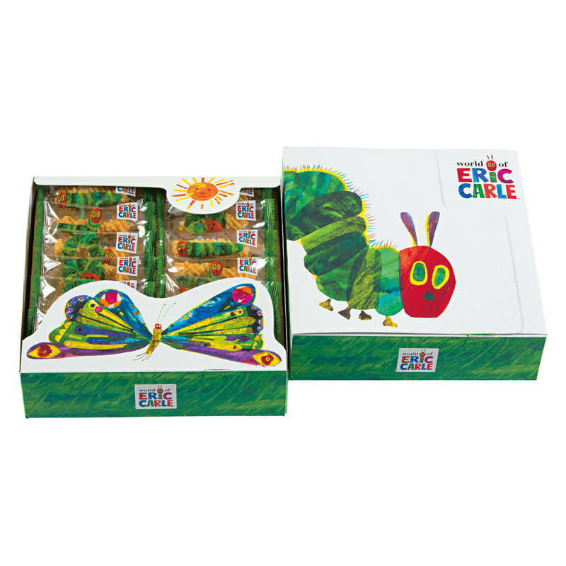 春の贈り物便り おやつアソート はらぺこあおむし ひねり揚げせんべい（個包装）（80g）