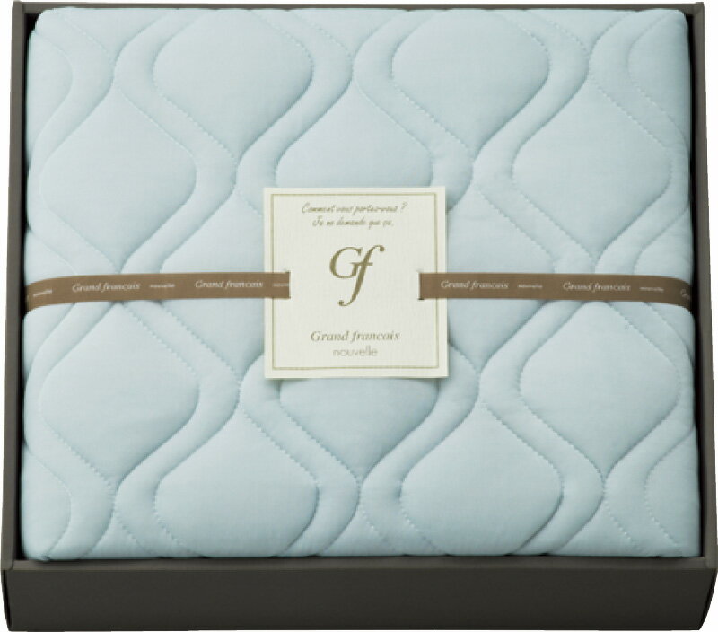 冬の贈り物お歳暮クール接触冷感敷パット グランフランセヌーベル ミント 100×200cm