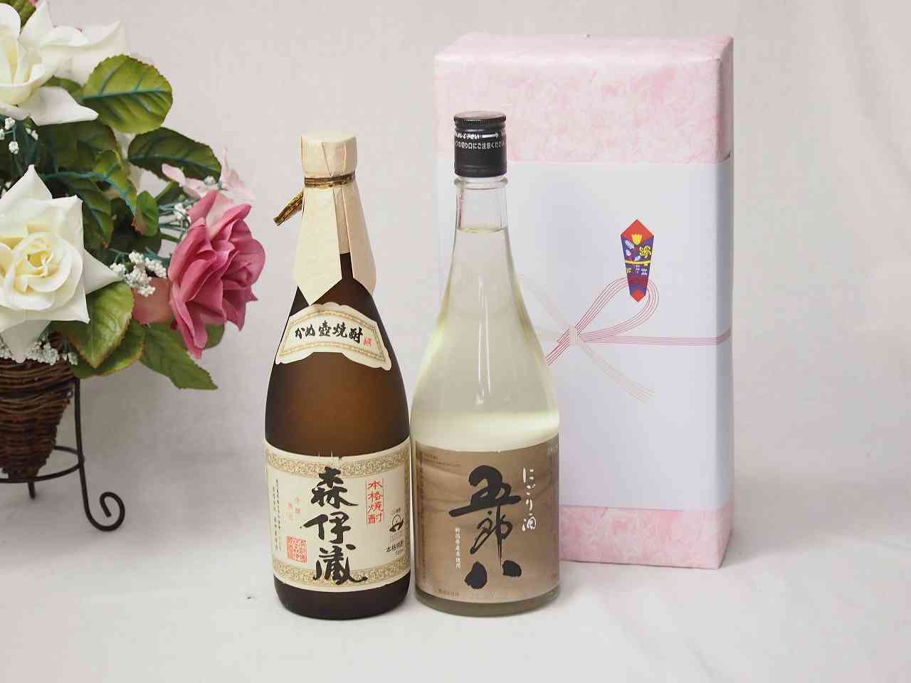 【最大2000円オフクーポン27日1:59迄】贈り物ギフト五郎八にごり酒720mlセット 森伊蔵酒造 森伊蔵 芋焼酎25°(大分県)720ml